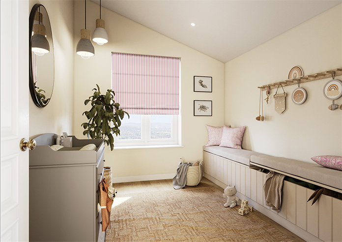 The British Stripe Co. Mary, Notting Hill No.2 - Roman Blind - Image 6